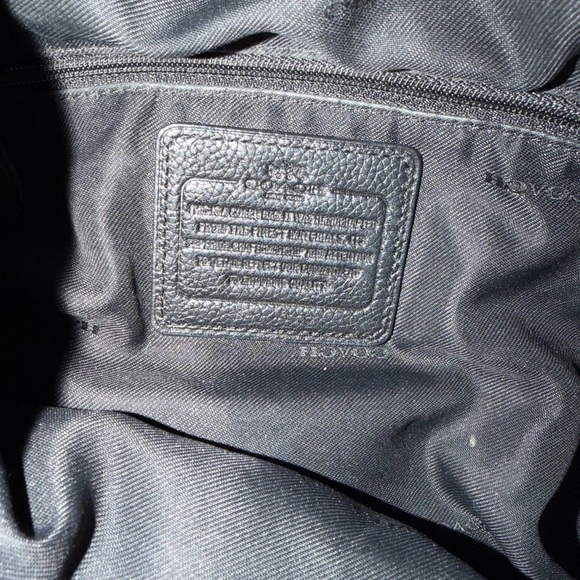 Coach Black Leather Hobo Bag - Picture 5 of 10